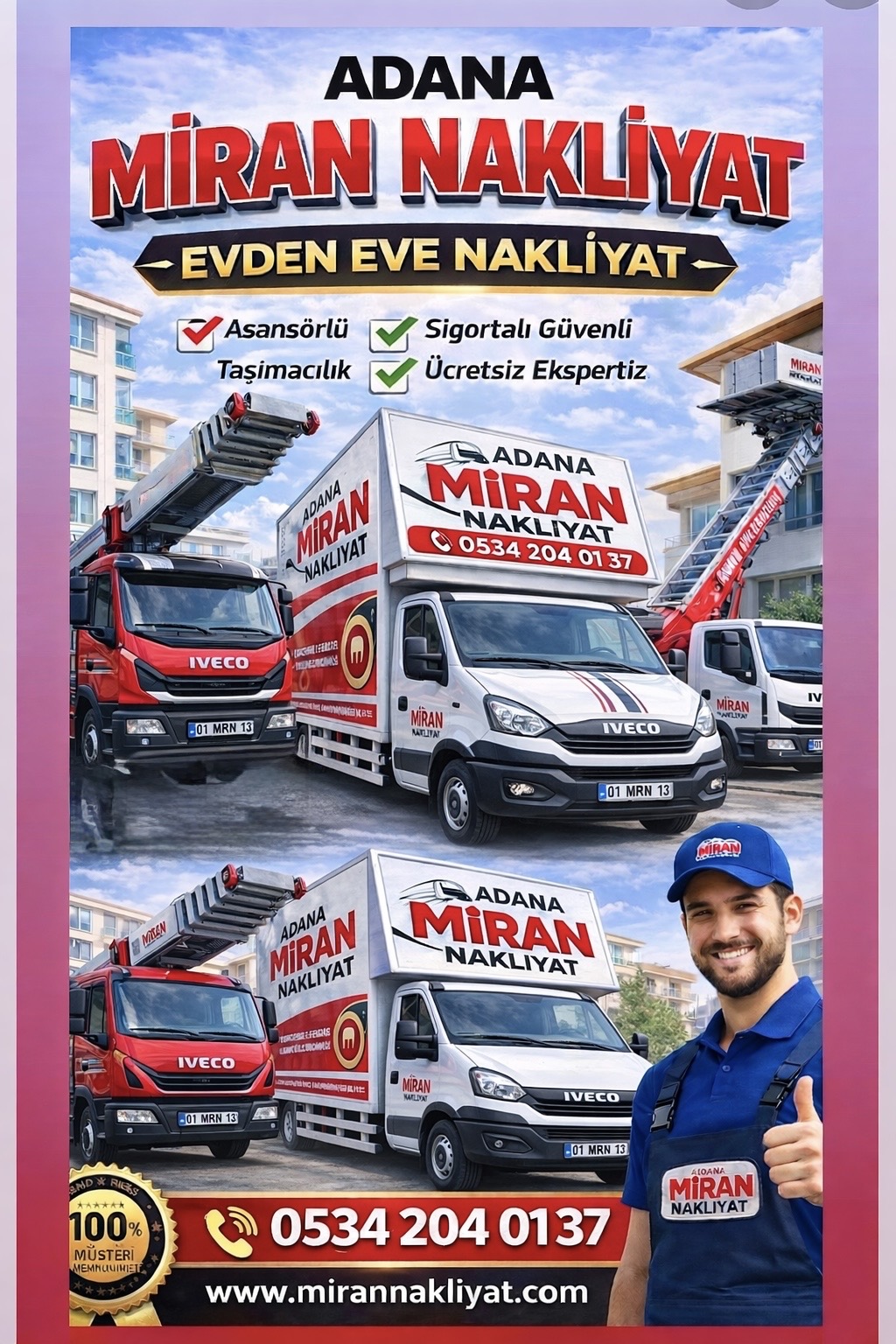 ADANA ASANSÖRLÜ EVDEN EVE NAKLİYAT 